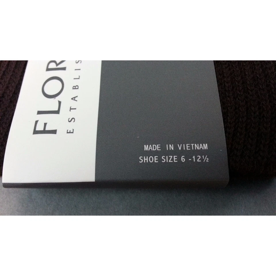 Nuevo con etiquetas Lote de 4 Pares Conjunto Florsheim Hombres Calcetines Preppy Divertidos Púrpura Negro Marrón Foto 3 de 4