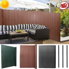 PVC Garden Screening Roll Fence Privacy Border Panel Bamboo Effect Cover Fencing