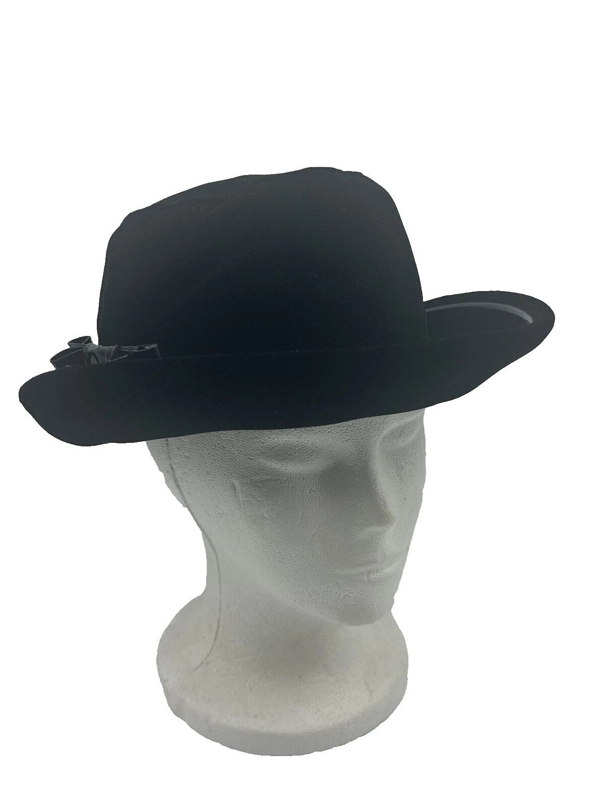 Chapéus Vintage década de 1960 de couro para mulheres