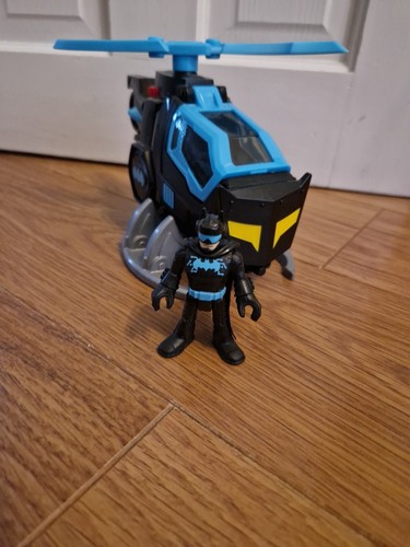 Fisher-Price GYC72 Imaginext Batman Batcopter Helicóptero Juguete Con Figura Raro - Imagen 2 de 8