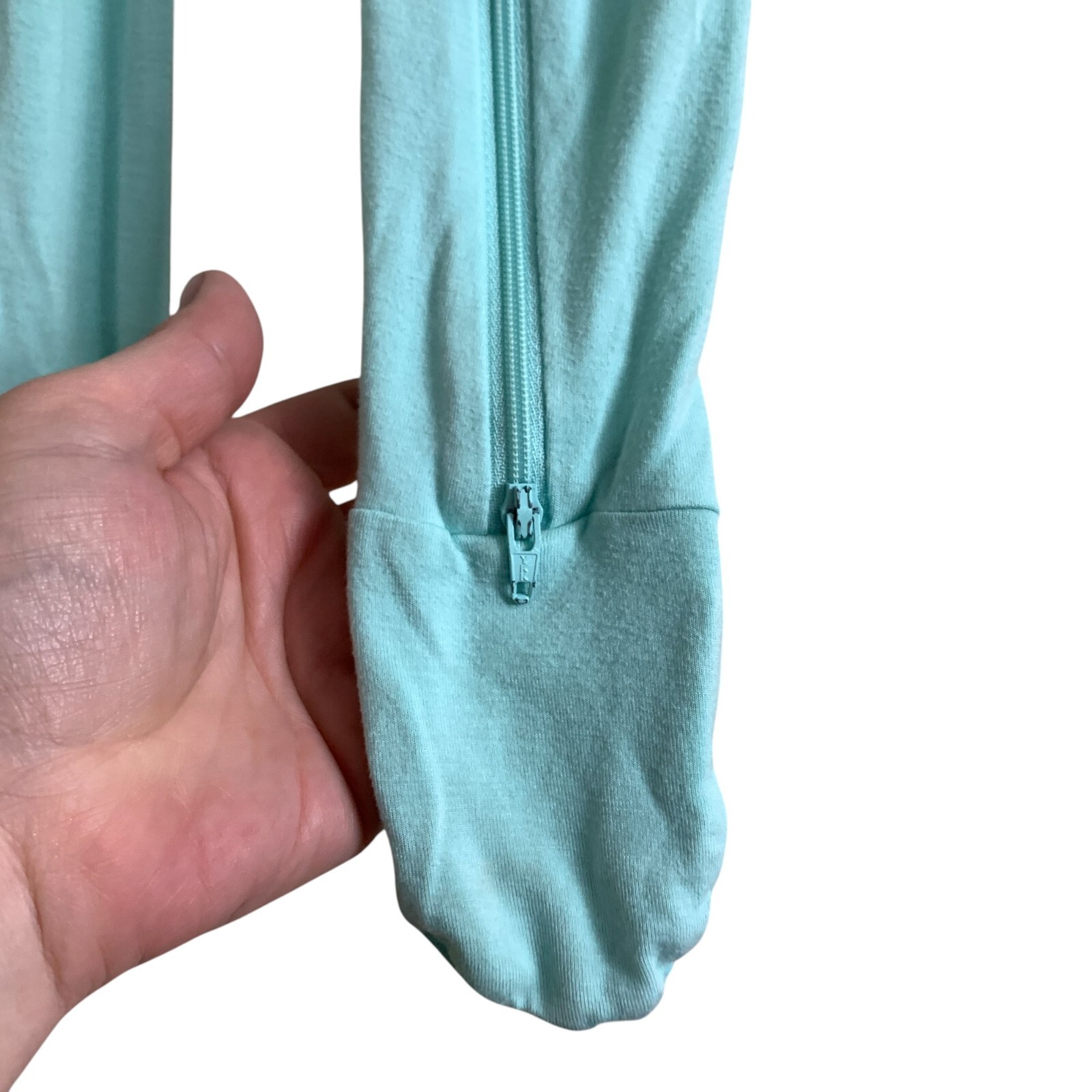 Kyte Baby Bamboo Footie Sleeper Blue Size 6-12 Months Pajamas One Piece