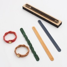 Three-Strand Braided Leather Bracelet Craft C...