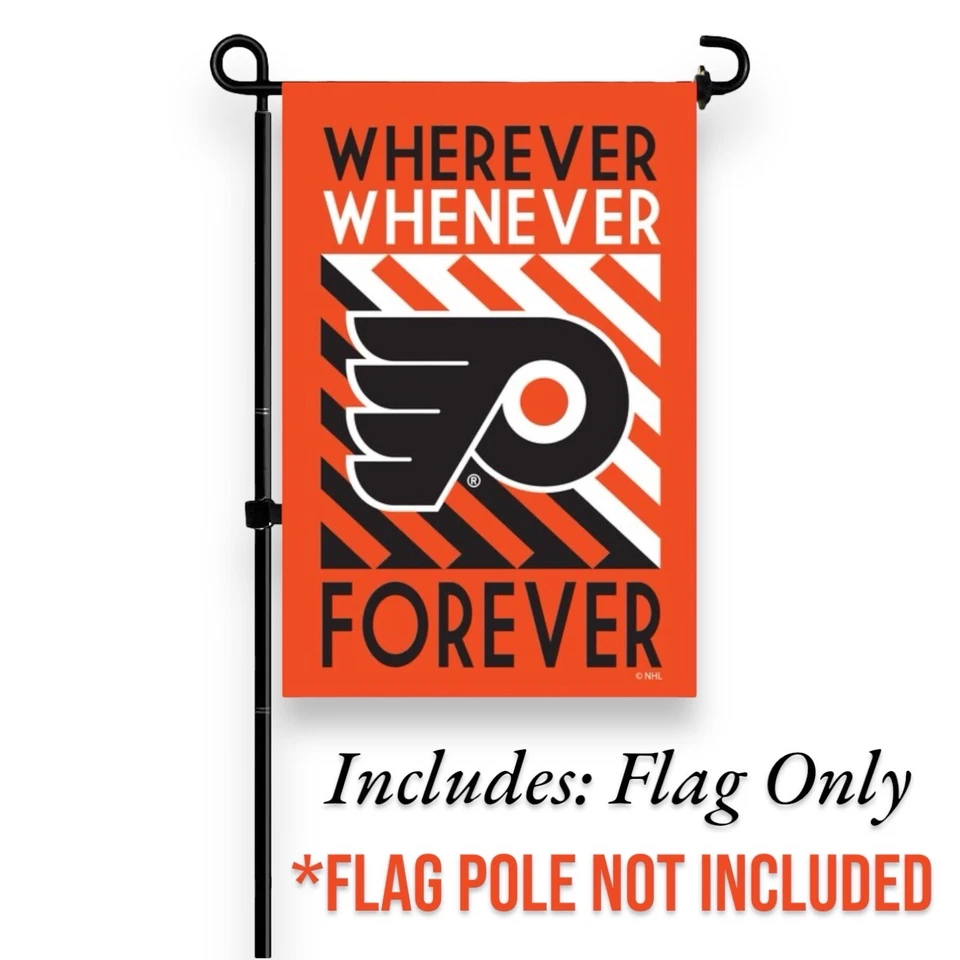 Philadelphia Flyers Outdoor Garden Flag 12.5"x18" Double-Sided Weather Resistant - Image 3 of 4
