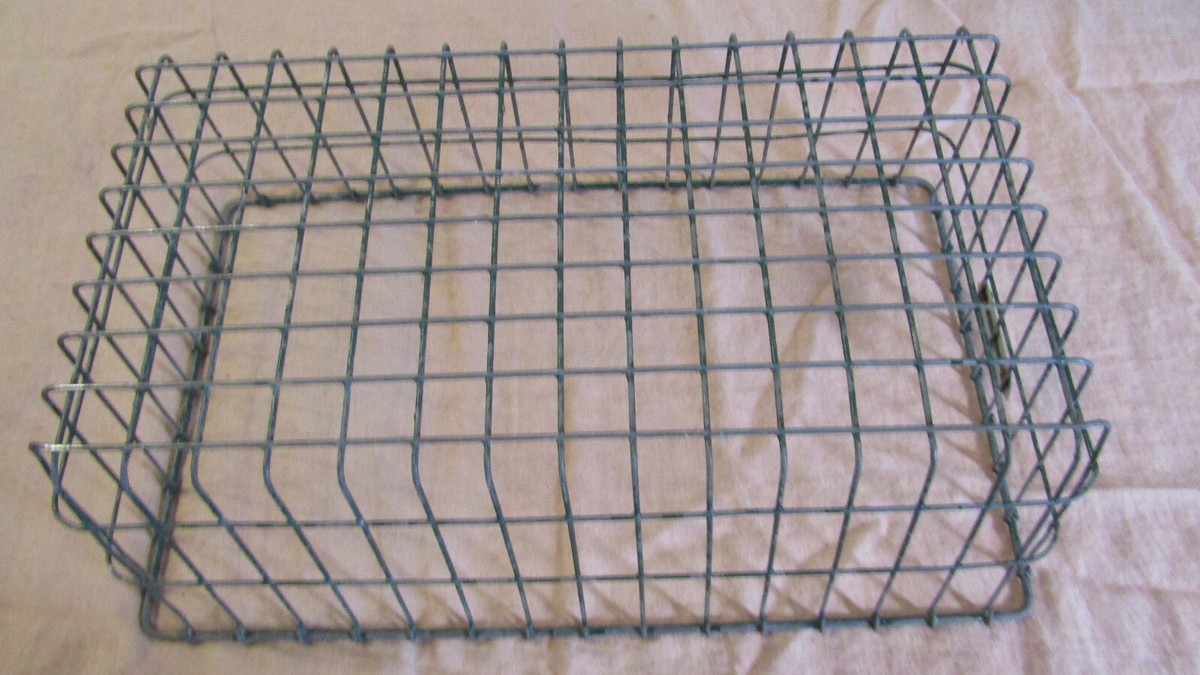 Vintage American Playground Device Co Metal Gym Locker Wire Basket