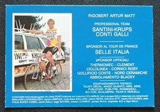 10371 Rigobert Artur Matt Radsport Autogrammkarte original signiert