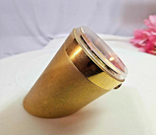 PEPSI 1960's MCM Portescap Style Brass Desk Clock Swiss Movt Hongkong- READ- B5