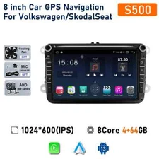 For Volkswagen Golf Android Auto CarPlay Car Stereo Radio Multimedia GPS Screen