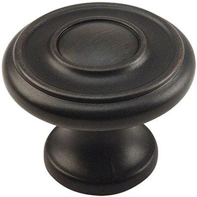 Cosmas Cabinet Hardware Oil Rubbed Bronze Round Knobs #6211ORB
