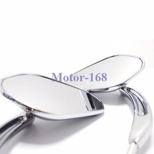 CHROME MOTORCYCLE PARTS-REAR VIEW MIRRORS FOR HARLEY DAVIDSON SPORTSTER 168 MOTO