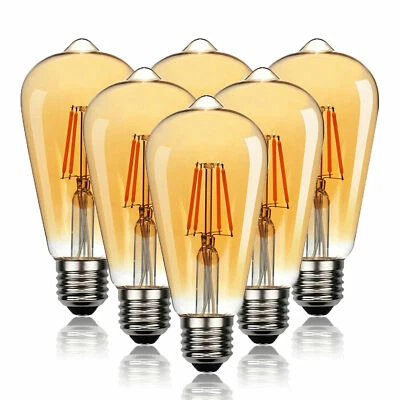 Ampoule Edison, otutun LED Vintage Lampe D?corative E27 4W Retro - Photo 1/4