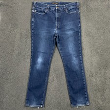Joes Jeans Mens 42x30 Blue Brixton Slim Straight Fit Stretch Dark Wash Casual