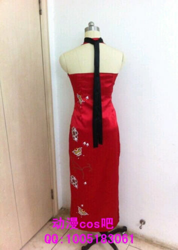 Resident Evil 5 Retribution Ada Wong Cheongsam Kleid Cosplay Kostüm: S - Bild 5 von 5
