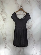 Urban Outfitters Dress Womens Small Black Velvet Fairycore Mini Holiday Cut Out