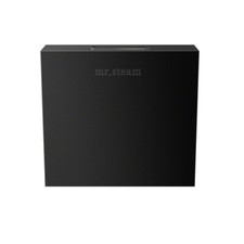 Mr Steam Aroma Designer Square 3 in. Steam Head in Matte Black