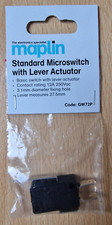 MAPLIN Standard Microswitch with Lever Actuator - Code GW72P
