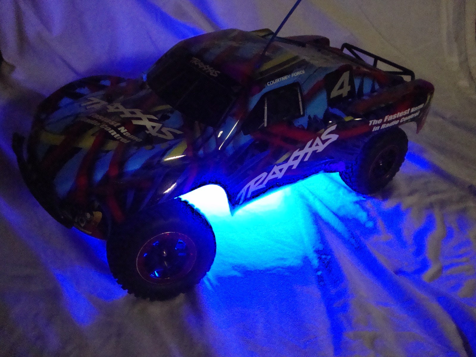 Traxxas Slash 2WD / 4x4, VXL / XL5 V2 LED underglow kit BLUE eBay