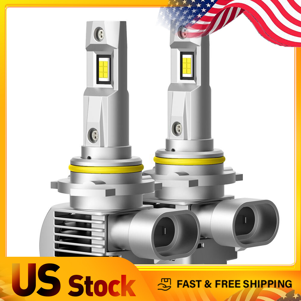 9005 Hb3 LED Headlight Head Bulbs Kit Car Lamps High Low Beam Bright 6000K NEW