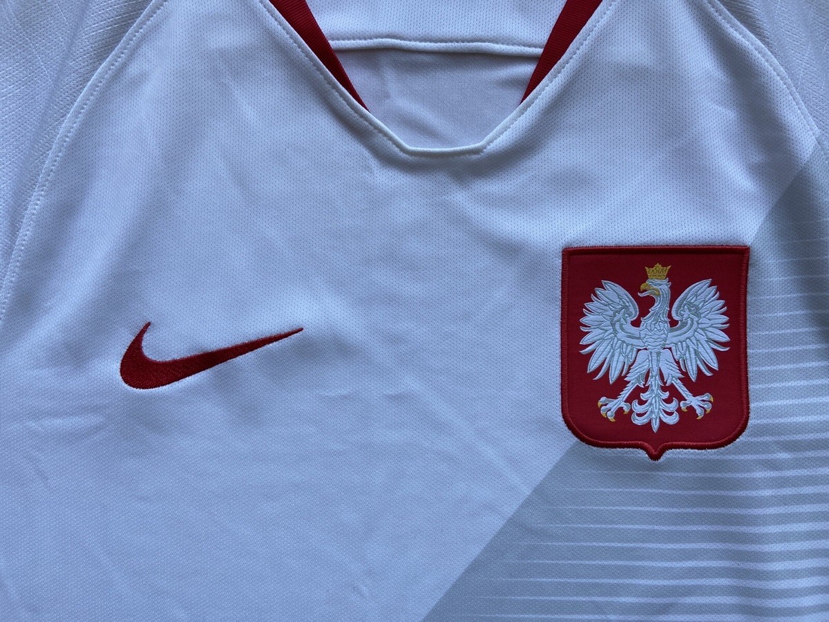 POLAND 2018 2019 HOME FOOTBALL SHIRT SOCCER JERSEY NIKE 893893-100