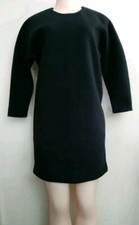 EVERLANE BLACK SCUBA Long Sleeve Dress Sz XS (Actual Sz XS-S) NWOT.Rare sold out