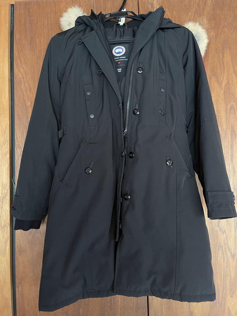 Canada Goose Kensington Parka M Black Fusion Fit Down Coat Used | eBay