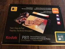 Kodak Gallery P811 Personal Photo Scanner 8x10 Dark Purple New