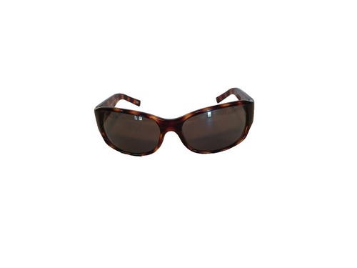 Fossil FW174 Cat Eye Sunglasses Black Gold Frame Smoke 