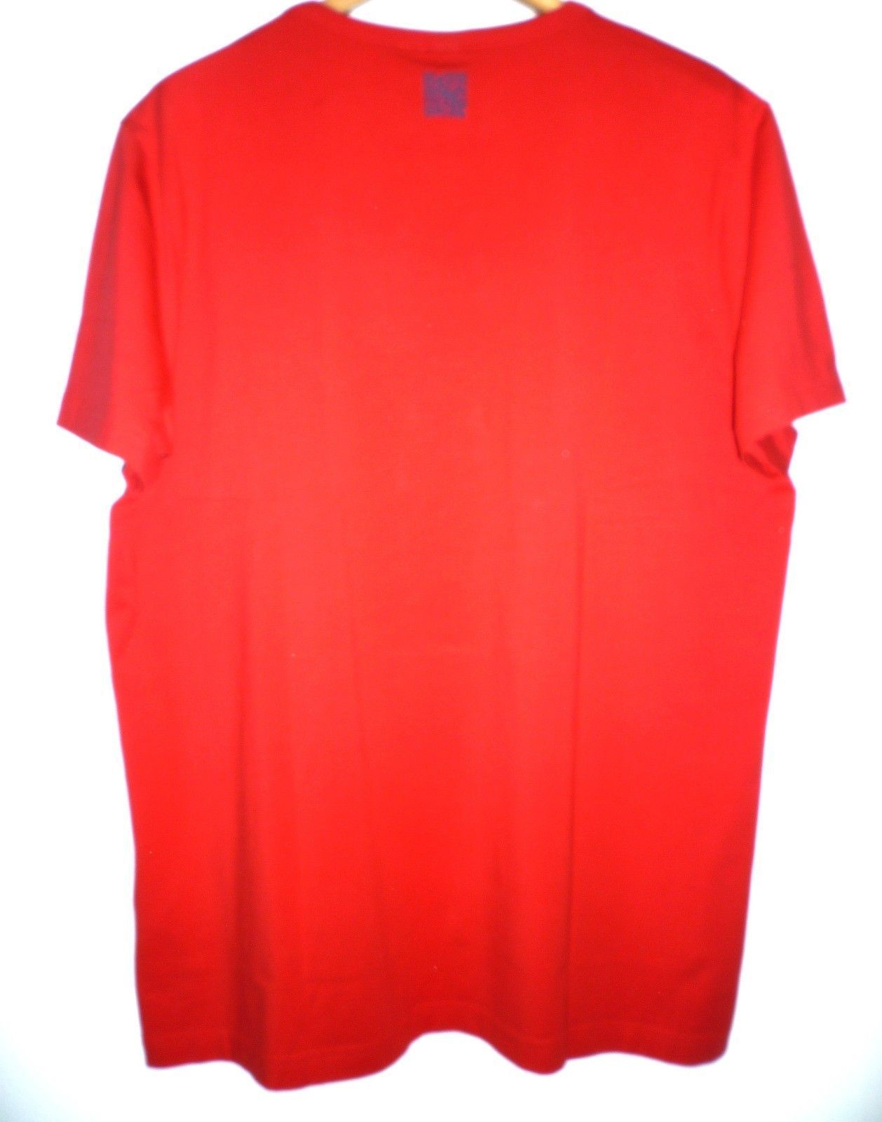 Hugo Boss Men's  Red Graphic Logo Design Cotton T- Shirt Size 2XL image 2