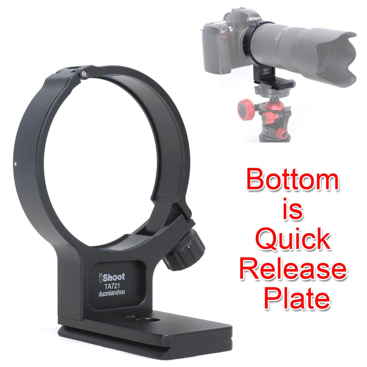 Tripod Collar Ring for Tamron 70-210mm F4 Di VC USD Lens A034 