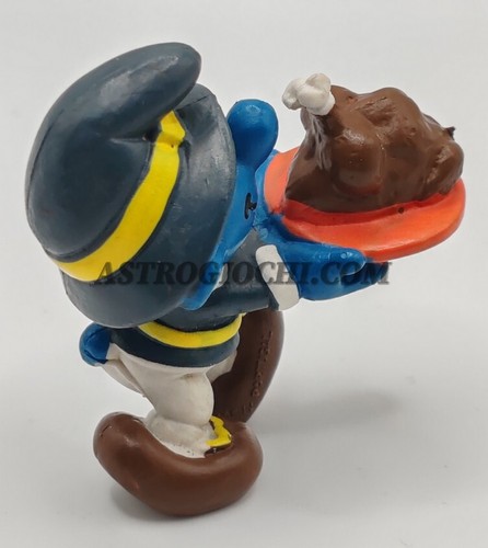 SMURF PUFFO RINGRAZIAMENTO 20177 SCHLEICH PEYO VINTAGE 1982 PUFFI PORTUGAL - Picture 5 of 6