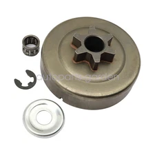 Fits for Stihl MS171 MS181 MS211 Chainsaw 3/8"-6T Spur Clutch Drum Sprocket Kit