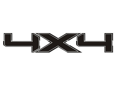 4x4 OFF ROADTruck Bed Decals, MATTE BLACK (Set) For Ford F-150 And Super Duty - Foto 3