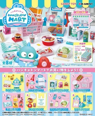 Sanrio Hangyodon Mart [Komplettsatz 8] Re-Ment Japan Spielzeugsammlung 309Y