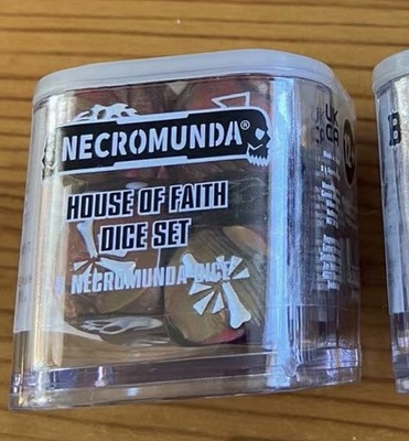 Necromunda HOUSE OF FAITH Würfel Set - Neu in OVP OOP