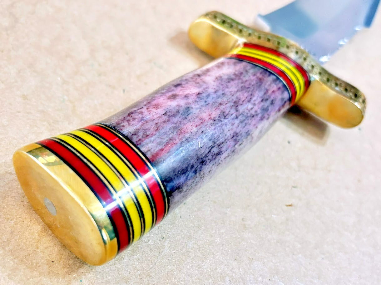 IMPACT CUTLERY Custom Made UNUSED 16" Bowie Knife RARE Handmade Dagger Knives