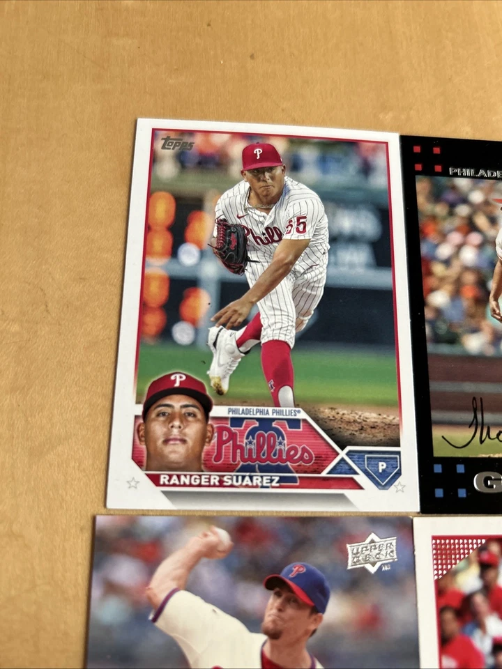 Colección de tarjetas de béisbol de los Filis de Filadelfia (10 tarjetas) Foto 2 de 4