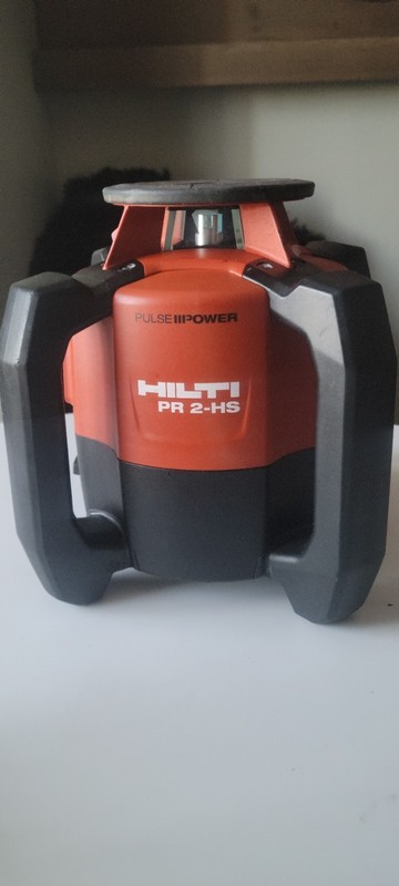 Hilti PR 2-HS Rotary Laser Level, Red Beam, Electronic Auto-Leveling