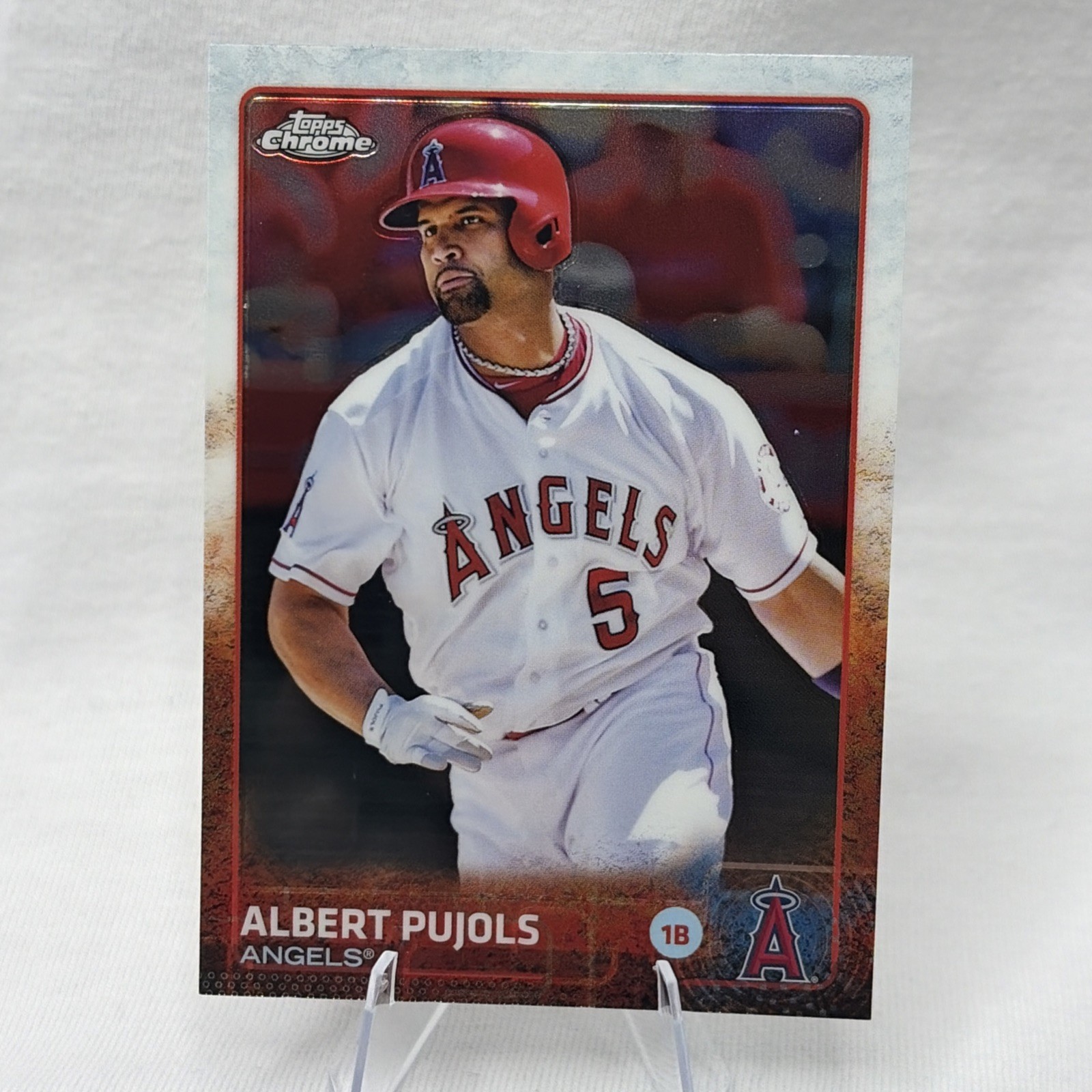 2015 Topps Chrome Albert Pujols #113 Refractor NM-MT Los Angeles Angels