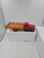 Chevrolet Flatbed Work Truck 1941 Replica Red  Green Die Cast 1:32 No Box NOS