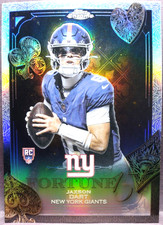 Jaxson Dart 2025 Topps Chrome Fortune 15 Refractor #F15-23 ROOKIE CARD