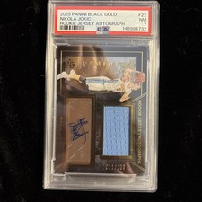 2015 Black Gold Nikola Jokic 11/157 Rookie Patch Auto PSA 7 #22