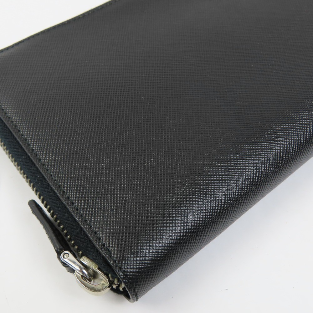 PRADA  Logo Long Wallet Organizer Zip Around long wallet  Safiano leather 101779 thumbnail 6