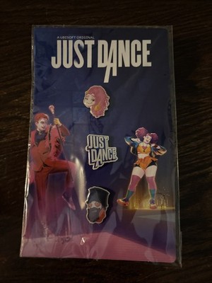 NEW! Just Dance 2023 - EXCLUSIVE (Set of 3) Metal Enamel Lapel Pins; Tie Tacks