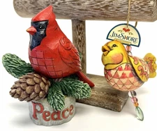 Jim Shore NEW! Canary: Heartwood Creek *2007 And Robin: A Peaceful Moment *2024