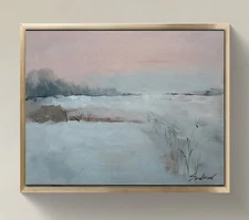 Original Impressionist Painting on 11 in x14 in Canvas - Signed by the Artist