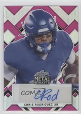 2022 Leaf Metal Draft Pink Prismatic 10/20 Chris Rodriguez Jr #BA-CRJ Auto 3c2