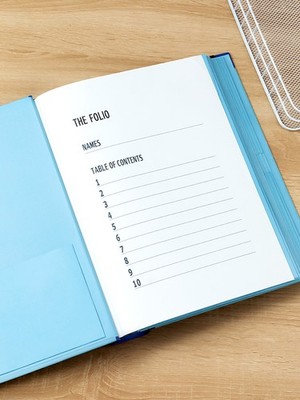 Folio Folders Document Organizer Mit Labels Pockets In Case I Go Missing Binder