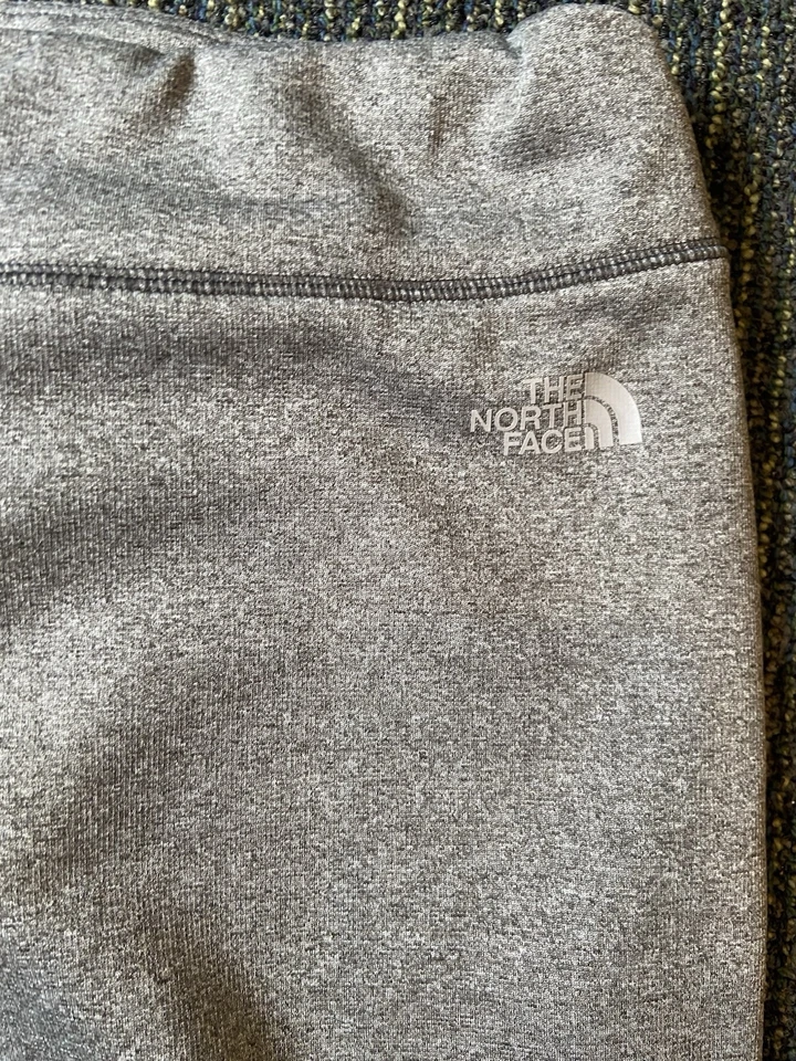 Pantalones para mujer NORTH FACE, talla L. Lounge Workout pierna recta, gris, cordón Foto 2 de 4