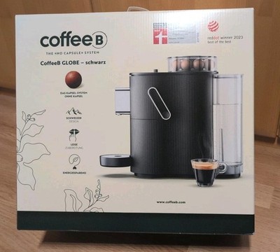 CoffeeB Café Royal Kaffeemaschine Globe Schwarz  Neu und OVP