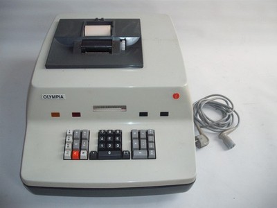 Olympia RASE 4/30-3 (Kernspeicher) mit Druckwerk inkl. Netzkabel + Papierrolle