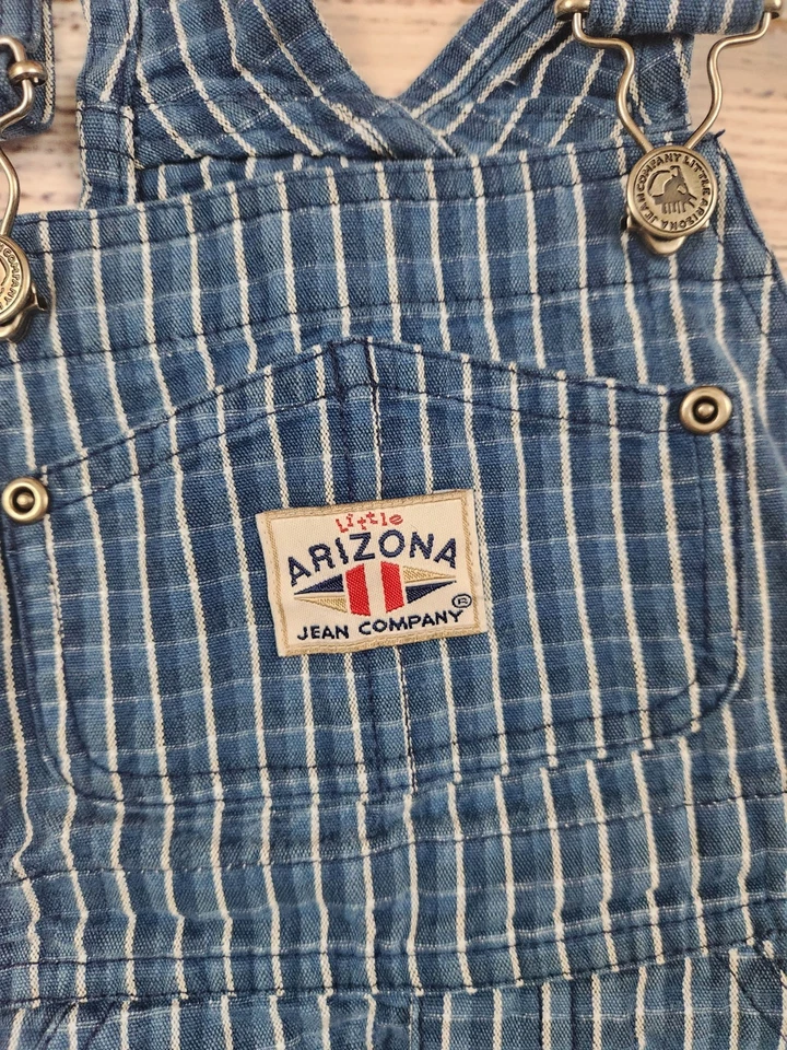 Винтажные синие клетчатые шорты Little Arizona Jean Co. — размер 2T — 100% хлопок - Изображение 2 из 4